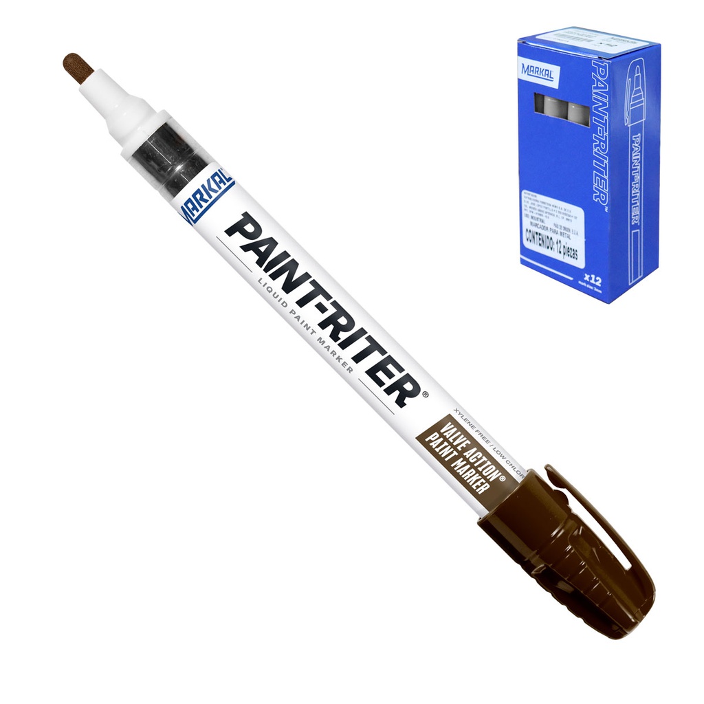 MARCADOR VALVE ACTION CAFE (CAJA C/12 - PRECIO X PZA)