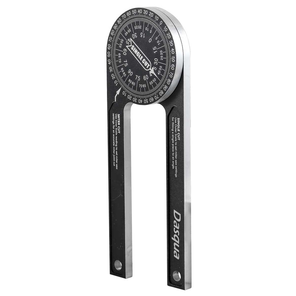 TRANSPORTADOR DE ANGULO D/ALUMINIO 7''