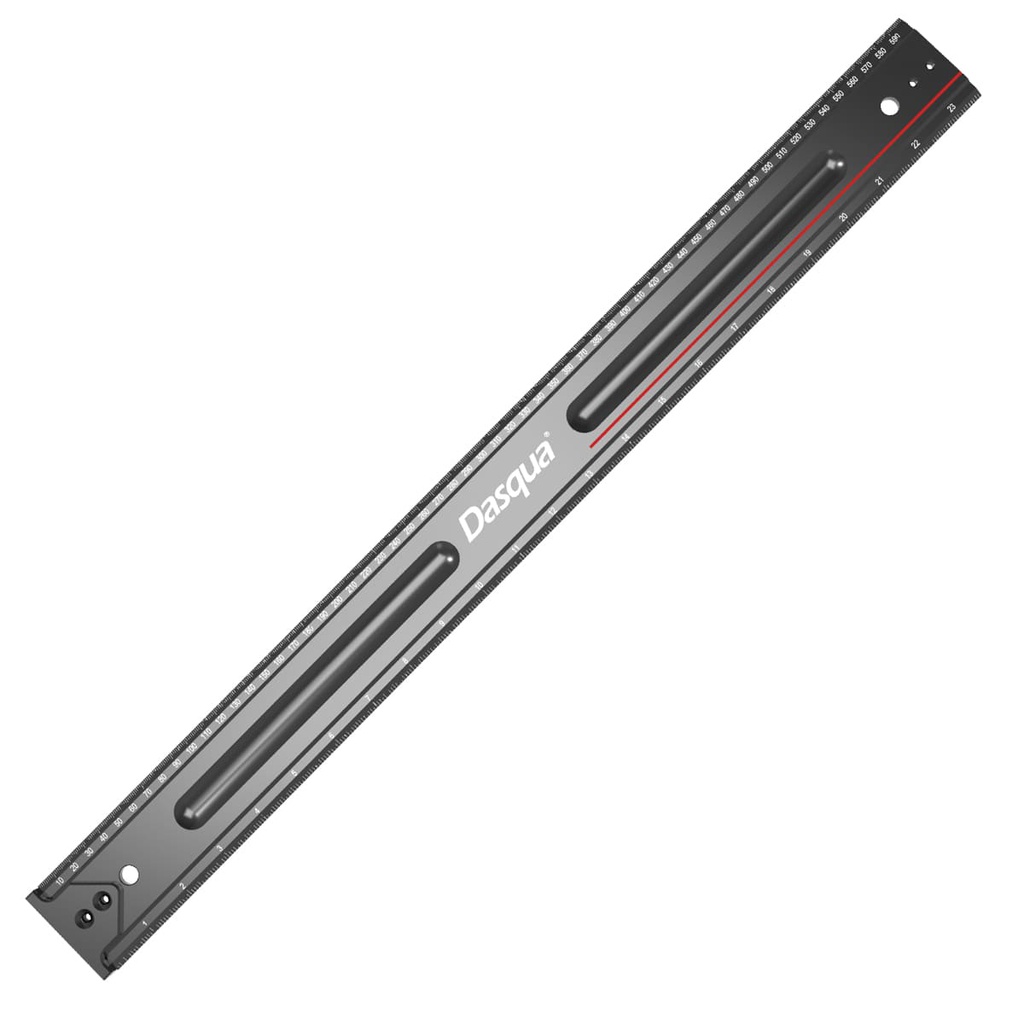 REGLA PARA MARCADO DE ALUMINIO CON TOPE 24"