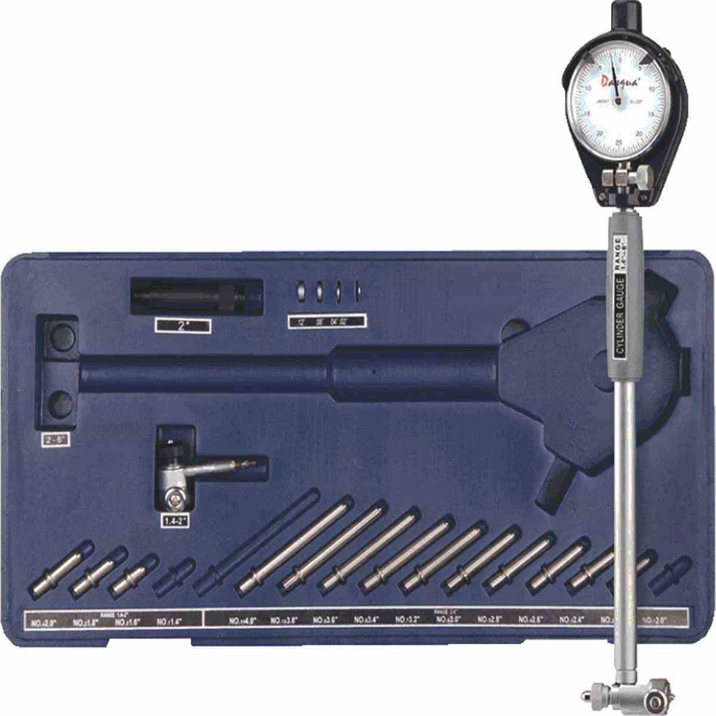 CALIBRADOR DE CARATULA DE AGUJEROS  1.4-6&quot;
