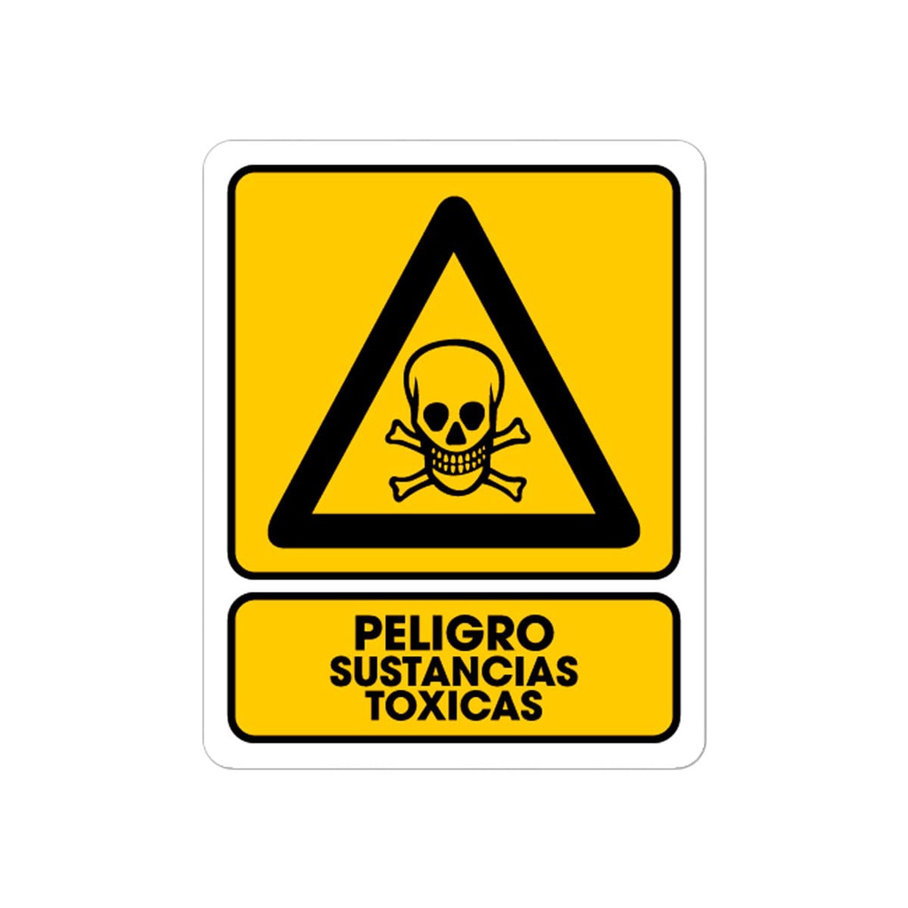SEÑALAMIENTO MATERIALES TOXICOS 25 X 35CM