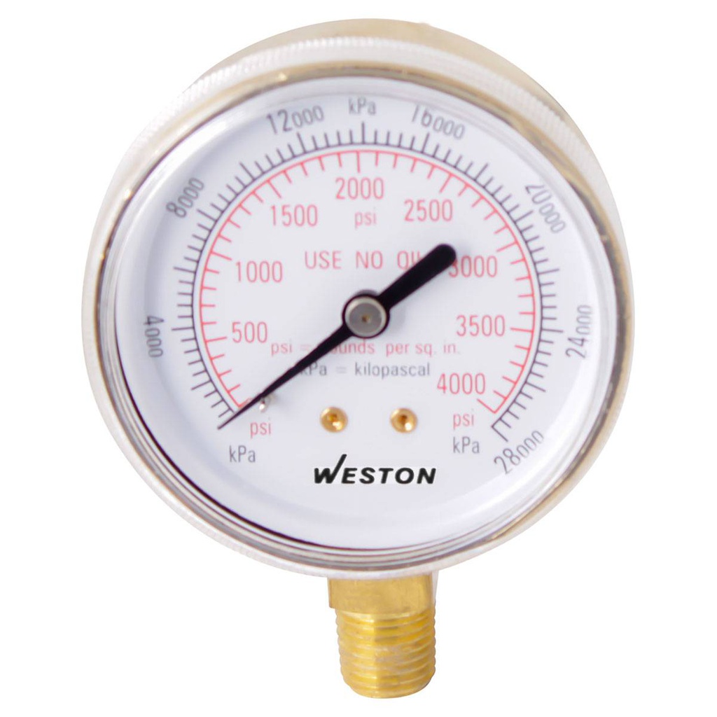 MANOM. D/OXIGENO 2-3/4" 1/4" NPT 200PSI/1400KPA