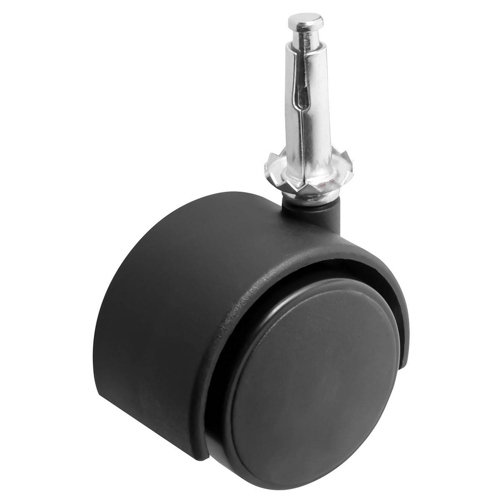 RODAJA TIPO YOYO ESPIGA P/MADERA 50MM (Precio x pieza - Empaque c/4 pzas)