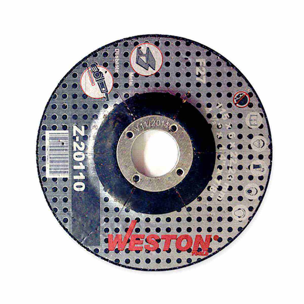 DISCO D/DESBASTE P/METAL 4-1/2" x 1/4"(6.35) x 7/8" F27 (Emp. c/5 Pzas)
