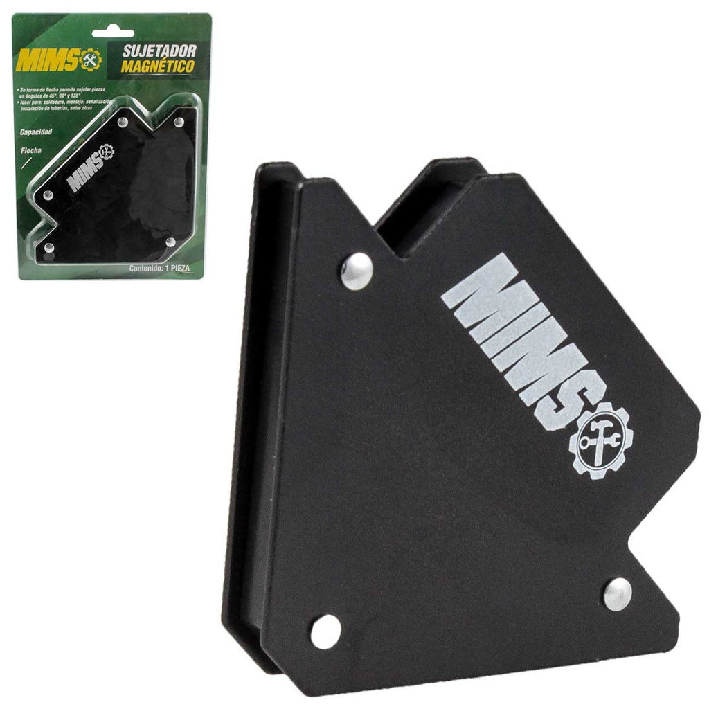 SUJETADOR MAGNETICO TIPO FLECHA P/SOLDAR 3" - 11KG