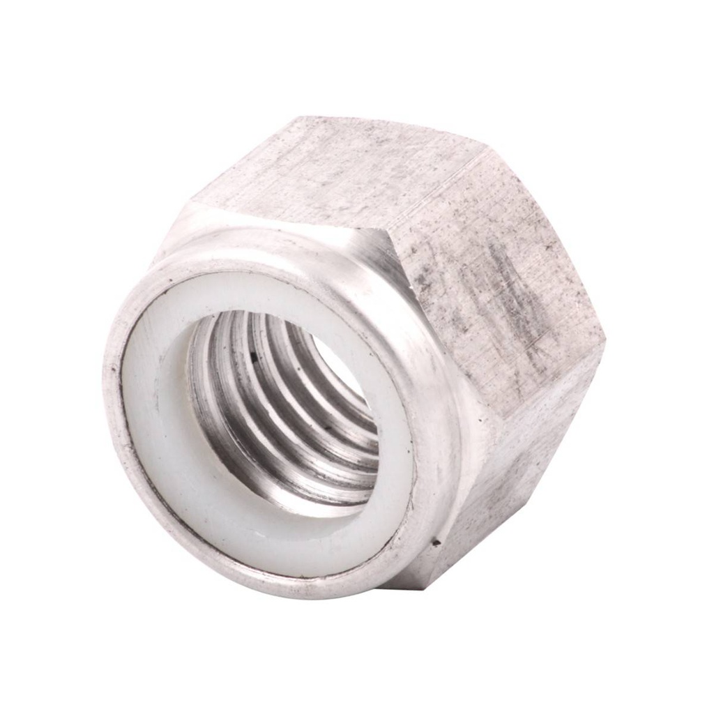 TUERCA D/SEG. INSERTO/NYLON ACERO INOX.-5/8-11" (Precio x Caja c/25 pzas)