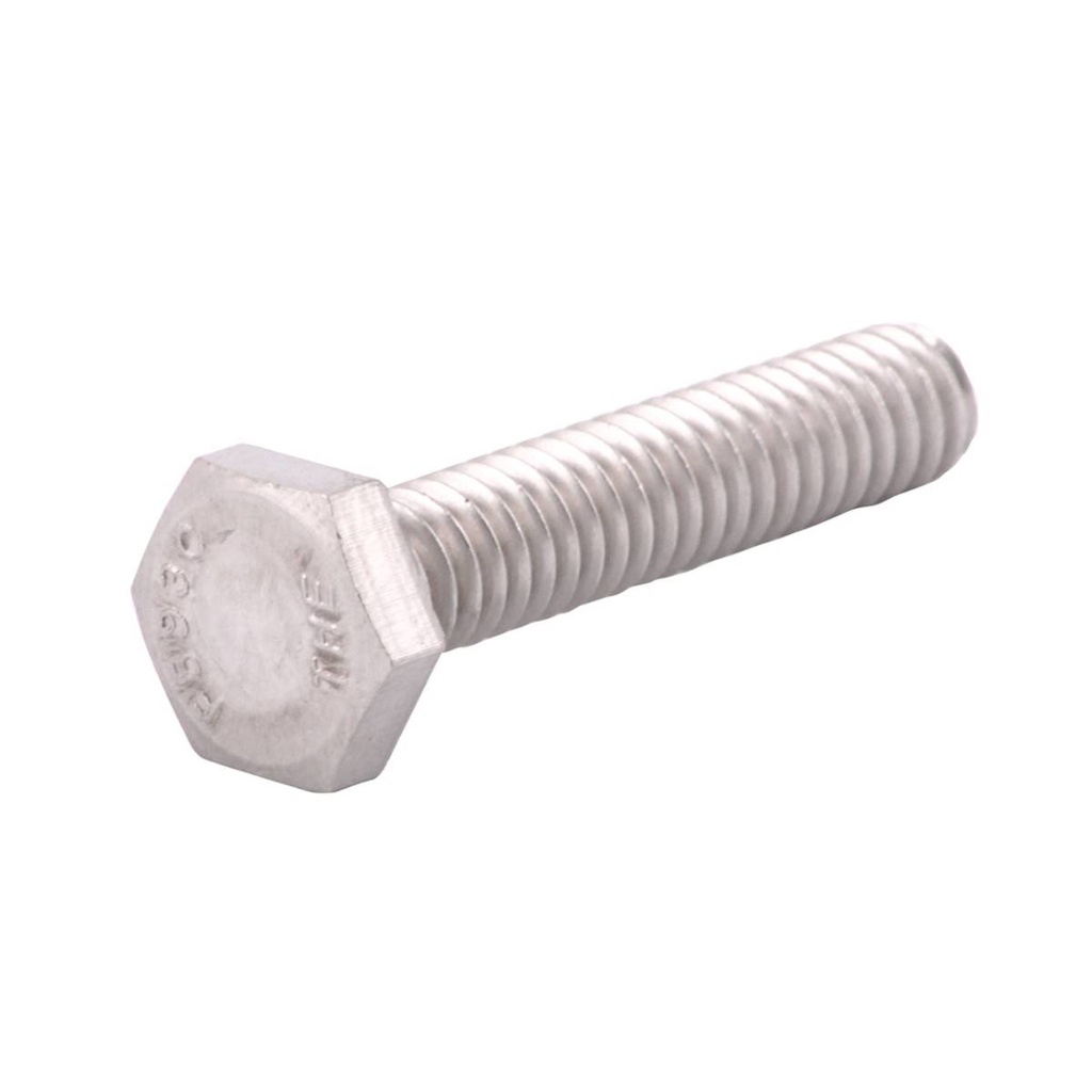 TORNILLO HEX ACERO INOX. 'RC' 3/8-16 X 4"   (Precio x Pza - Caja c/50 pzas)