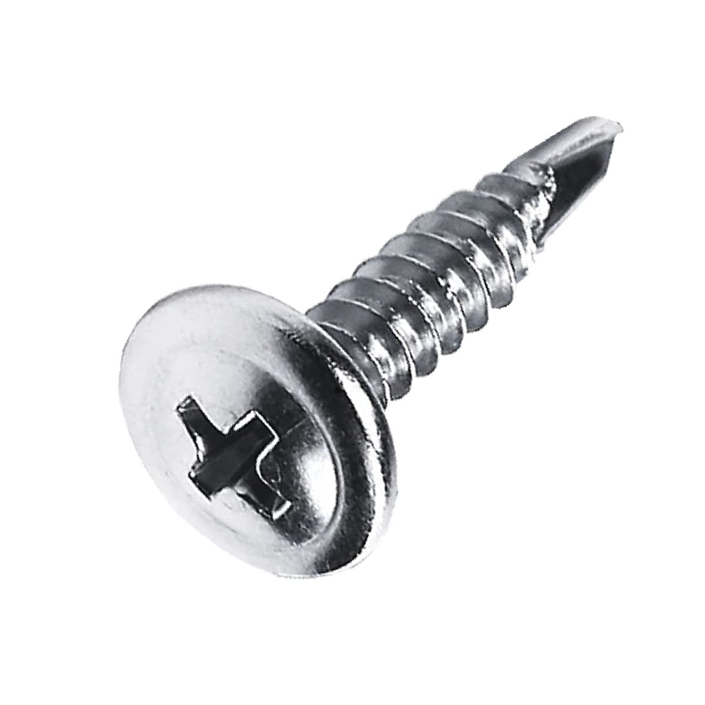 PIJA K-LATH PUNTA BROCA ACERO INOX. 410 #8X1 (precio por caja, caja con 500 piezas)
