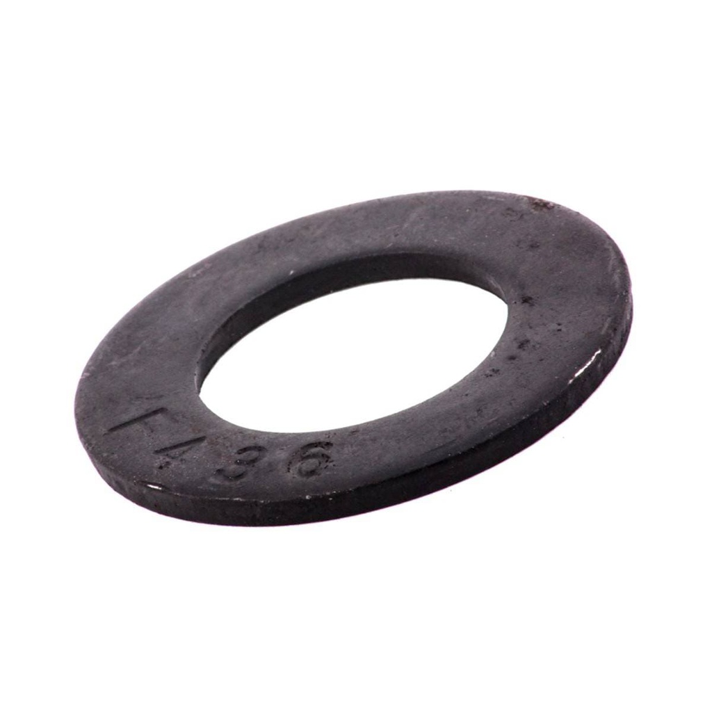 RONDANA PLANA F436 NEGRA 1/2"   (Precio x Pza - Caja c/100 pzas)
