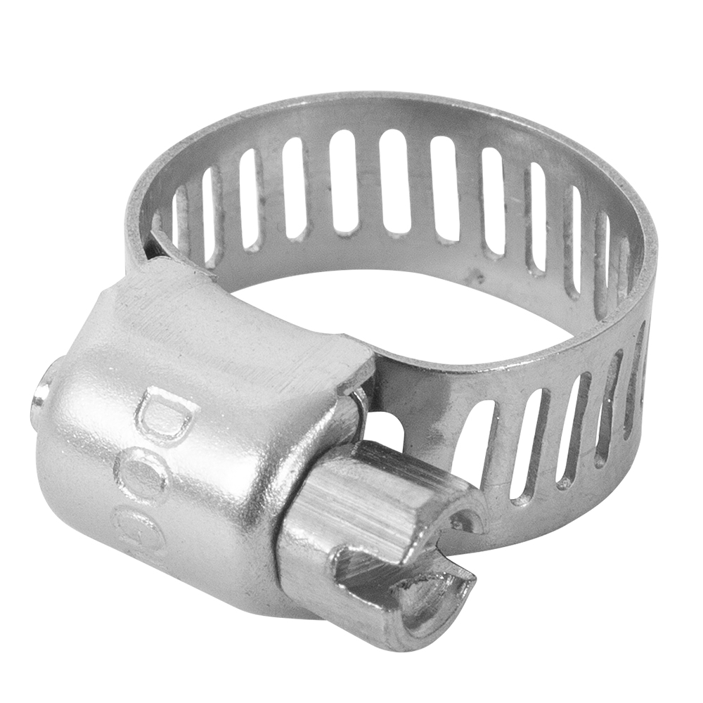 ABRAZADERA SINFIN MINI # 4 ACERO INOX (Caja con 50 piezas)