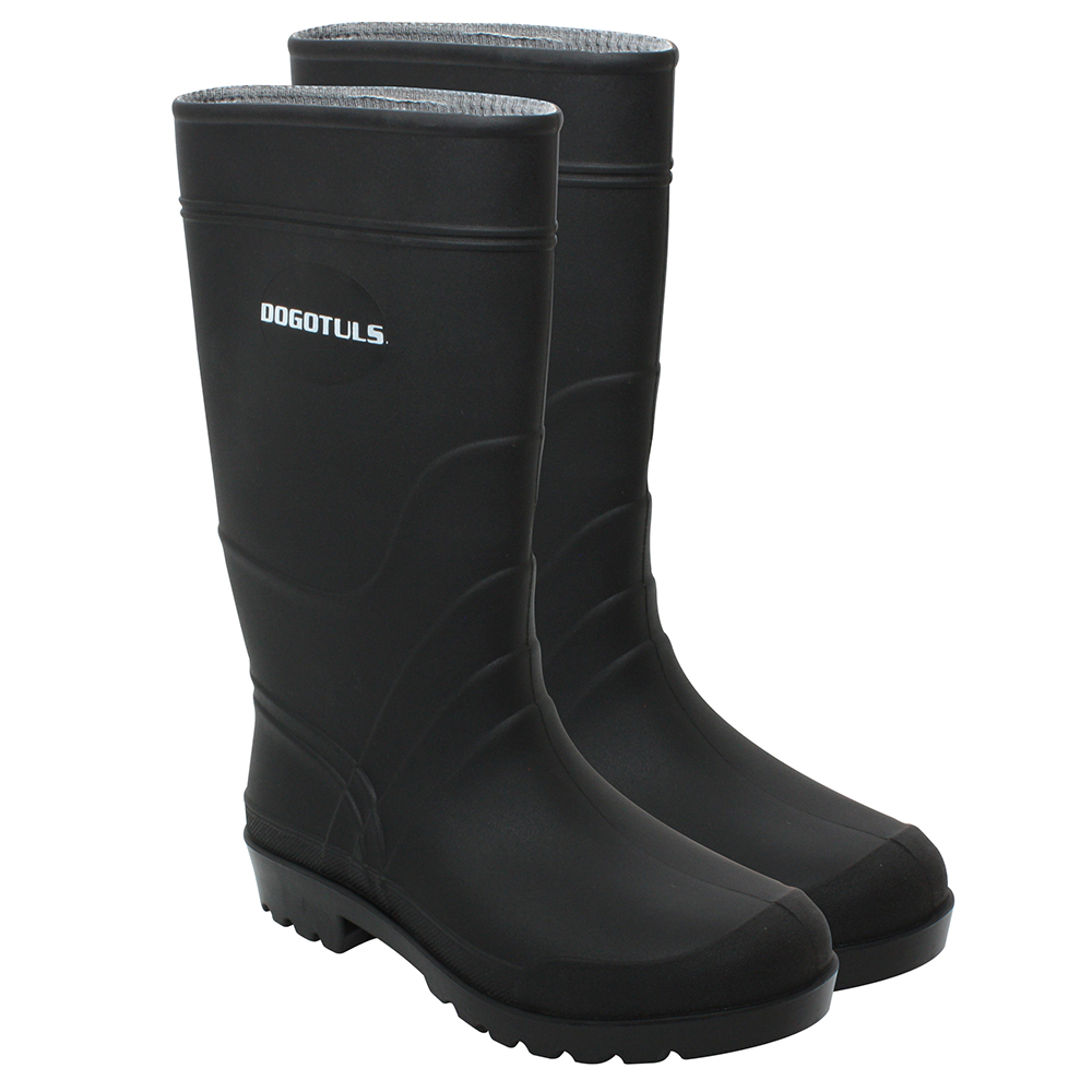 BOTA NEGRA JARDINERA PVC TALLA 6