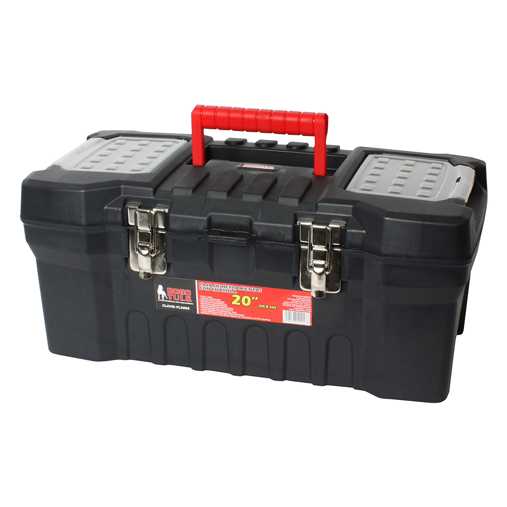 CAJA HERRAMIENTA 20" BROCHE METALICO