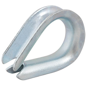 CUELLO GALVANIZADO 3/4" P/CABLE DE ACERO