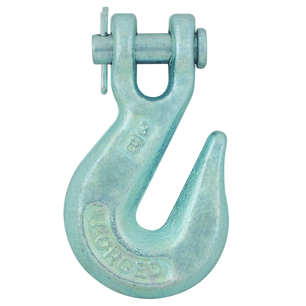 GANCHO C/PERNO 3/8" P/CADENA FORJADO