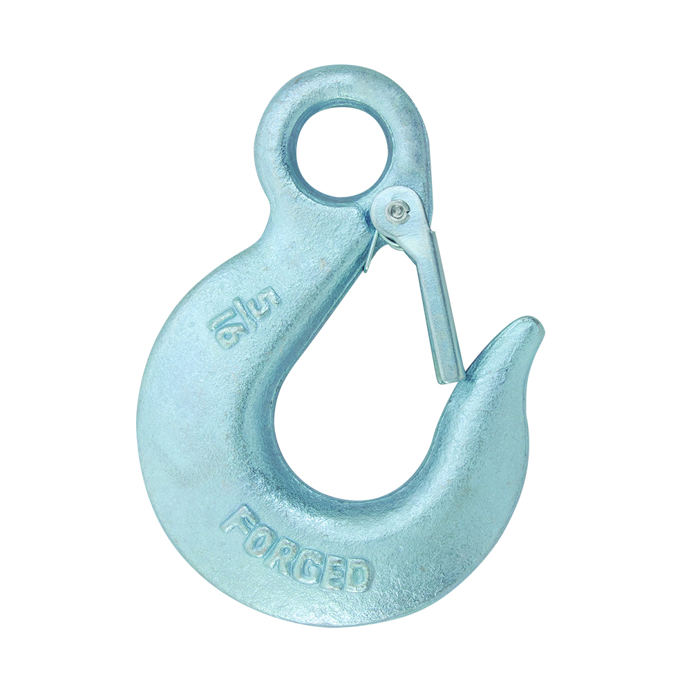 GANCHO FORJADO 5/16 OJO C/SEGURO P/CARGA