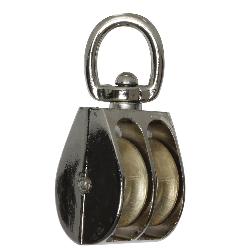 GARRUCHA GIRATORIA 1.5" 38mm DOBLE ZINC