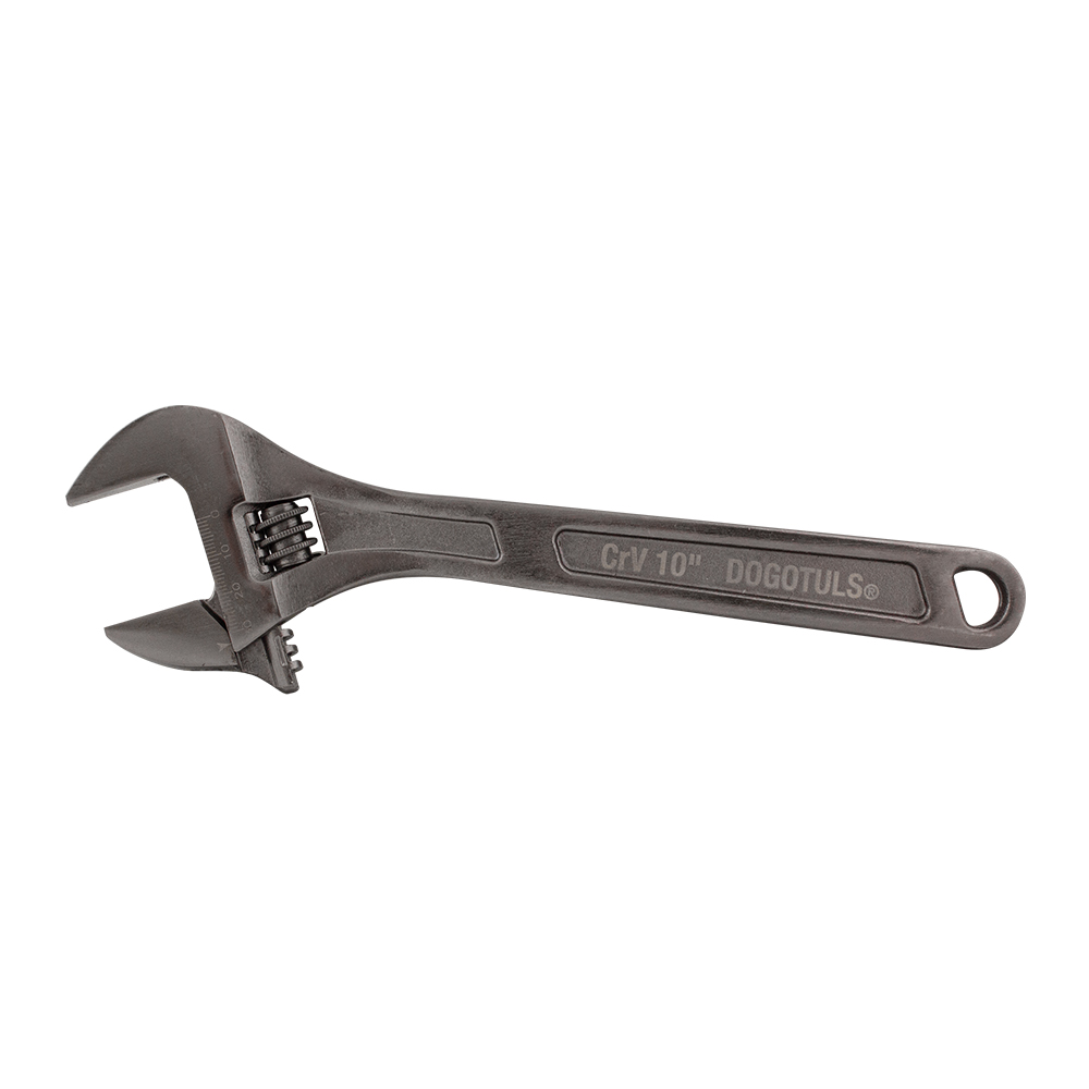 LLAVE AJUSTABLE 10" CRV NIQUEL NEGRO