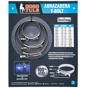 MUESTRARIO ABRAZADERA T-BOLT