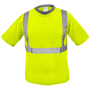 PLAYERA AMARILLA REFLEJANTE CORTA XG