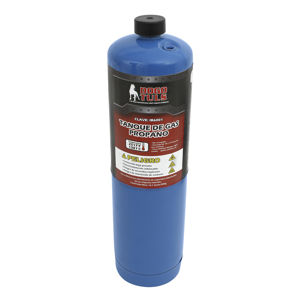 TANQUE GAS PROPANO AZUL 14 OZ  DOGOTULS