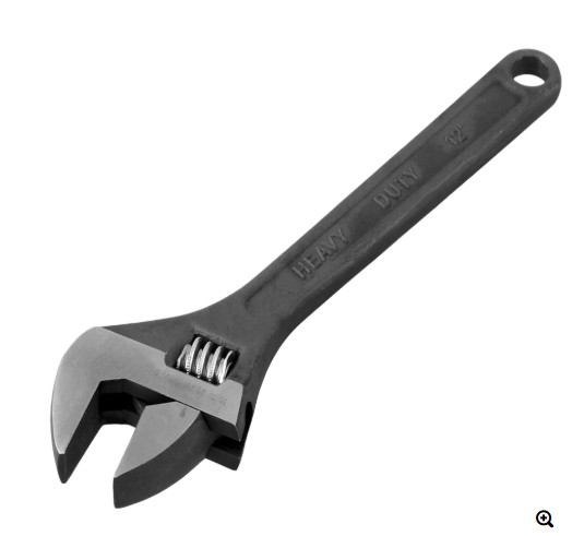 LLAVE AJUSTABLE/PERICA 12" PAVONADA