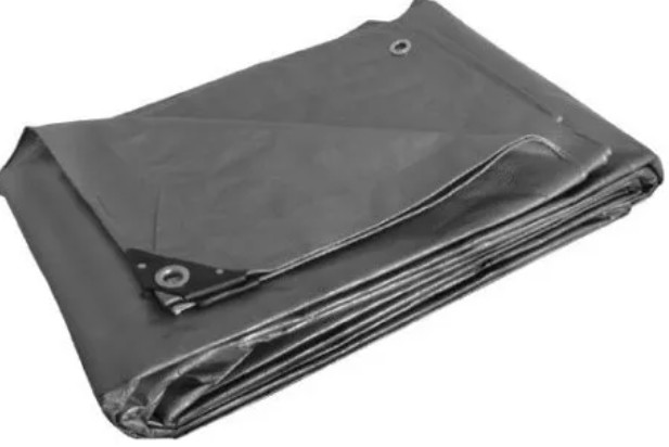 LONA GRIS USO RUDO 9 X 14M