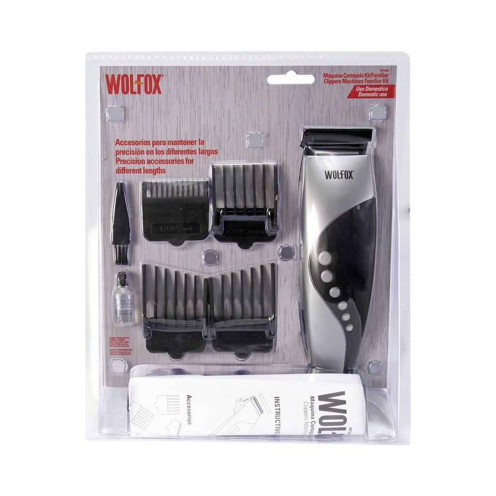 MAQUINA CORTAPELO KIT FAMILIAR
