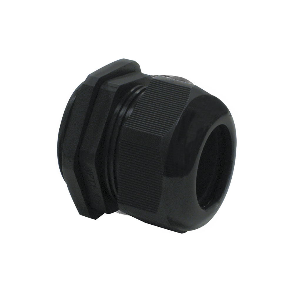 CONECTOR GLANDULA NYLON NEGRO 3/8” 