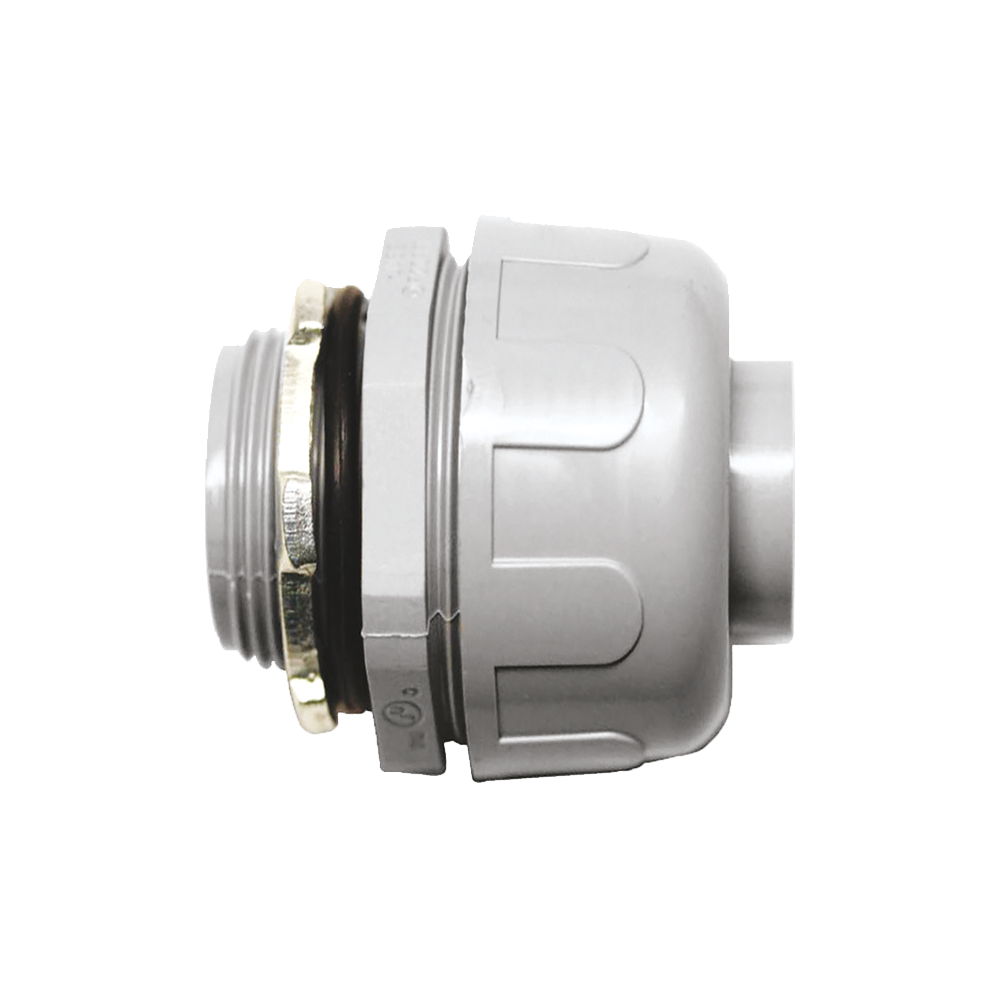 CONECTOR RECTO P/TUBO FLEXIBLE  NO METALICO 3/4"