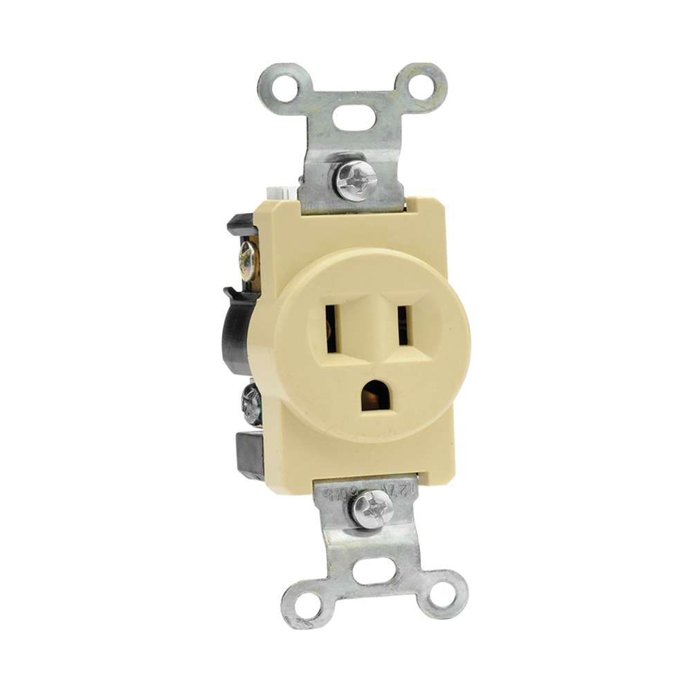 CONTACTO CHINO SENCILLO MARFIL