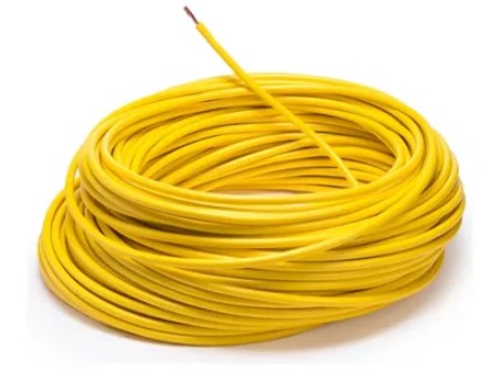 CABLE  DE 100 MTS   AUTOMOTRIZ FLEXIBLE  14 AMARILLO