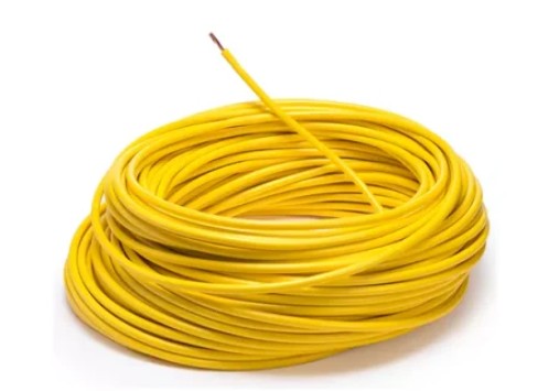 CABLE  DE 100 MTS   AUTOMOTRIZ FLEXIBLE  10 AMARILLO