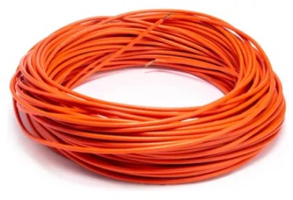 CABLE  DE 100 MTS   AUTOMOTRIZ FLEXIBLE  12 NARANJA