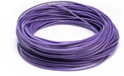 CABLE  DE 100 MTS   AUTOMOTRIZ FLEXIBLE  16 VIOLETA