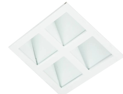 CARCASA CUADRADA DE EMPOTRAR 2 SALIDAS GU10 BLANCO