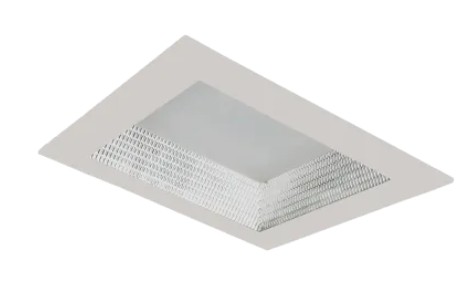 LUMINARIO CUADRADO DE EMPOTRAR LED CON DIFUSOR TIPO PIRAMIDE DE ACRILICO BLANCO 20 W 110-240 V~ 60 Hz 4 200 K 1 500 lm