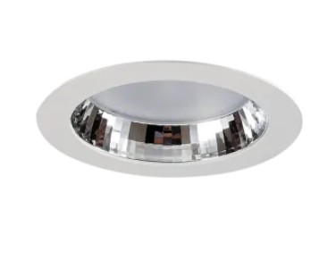 LUMINARIO CIRCULAR DE EMPOTRAR LED CON REFLECTOR ESPECULAR BLANCO 10 W 110-240 V~ 60 Hz 3 000 K 740 lm