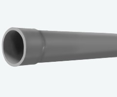 TUBERIA DE PVC CEDULA 40 60mm 2 1/2" GRIS UL