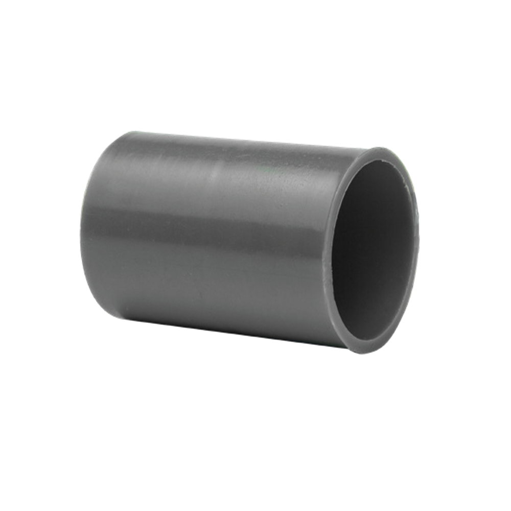 COPLE DE PVC CEDULA 40 76mm 3" GRIS