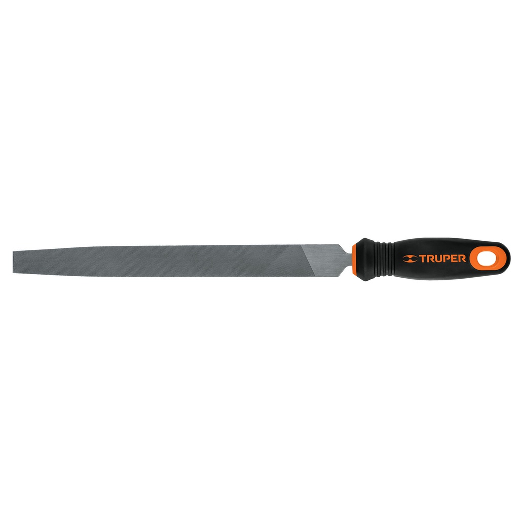 Lima plana muza 10' con mango doble inyeccion, Truper