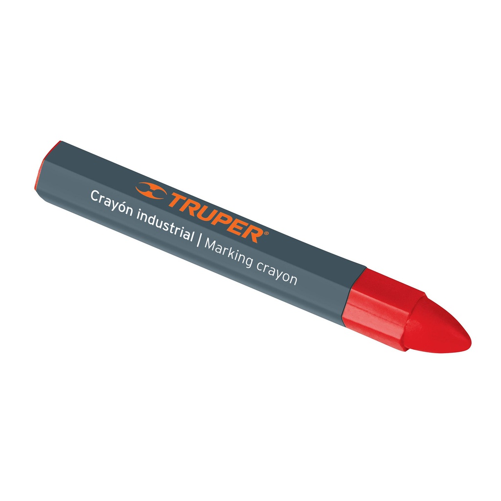Blister con 2 crayones de 12 cm industriales rojos, Truper