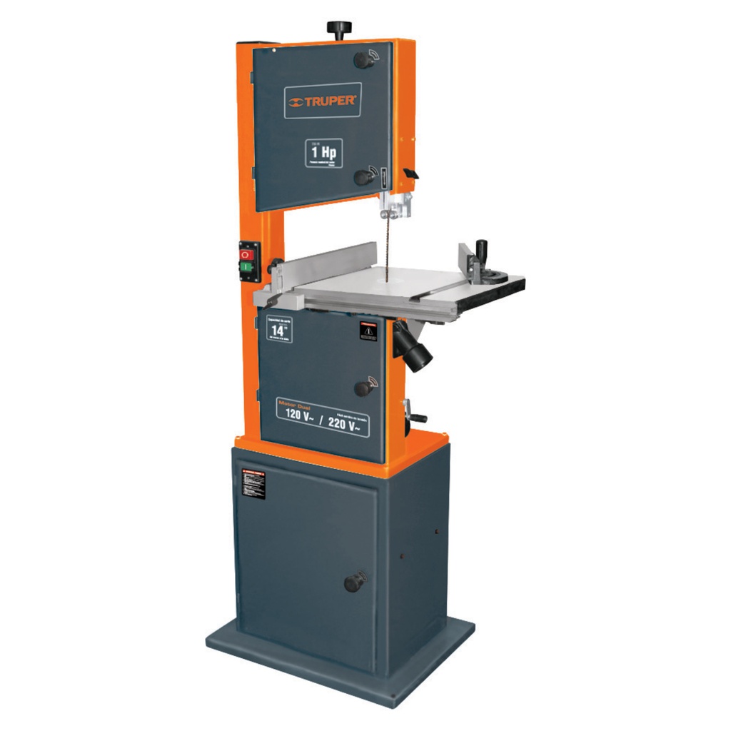 Sierra cinta 14', 1 HP (750 W), Truper