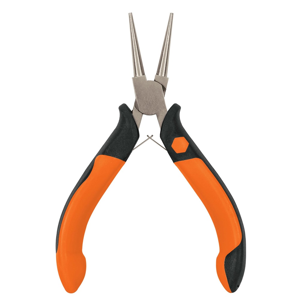 Mini pinza de punta redonda 5' mango Comfort Grip, Truper