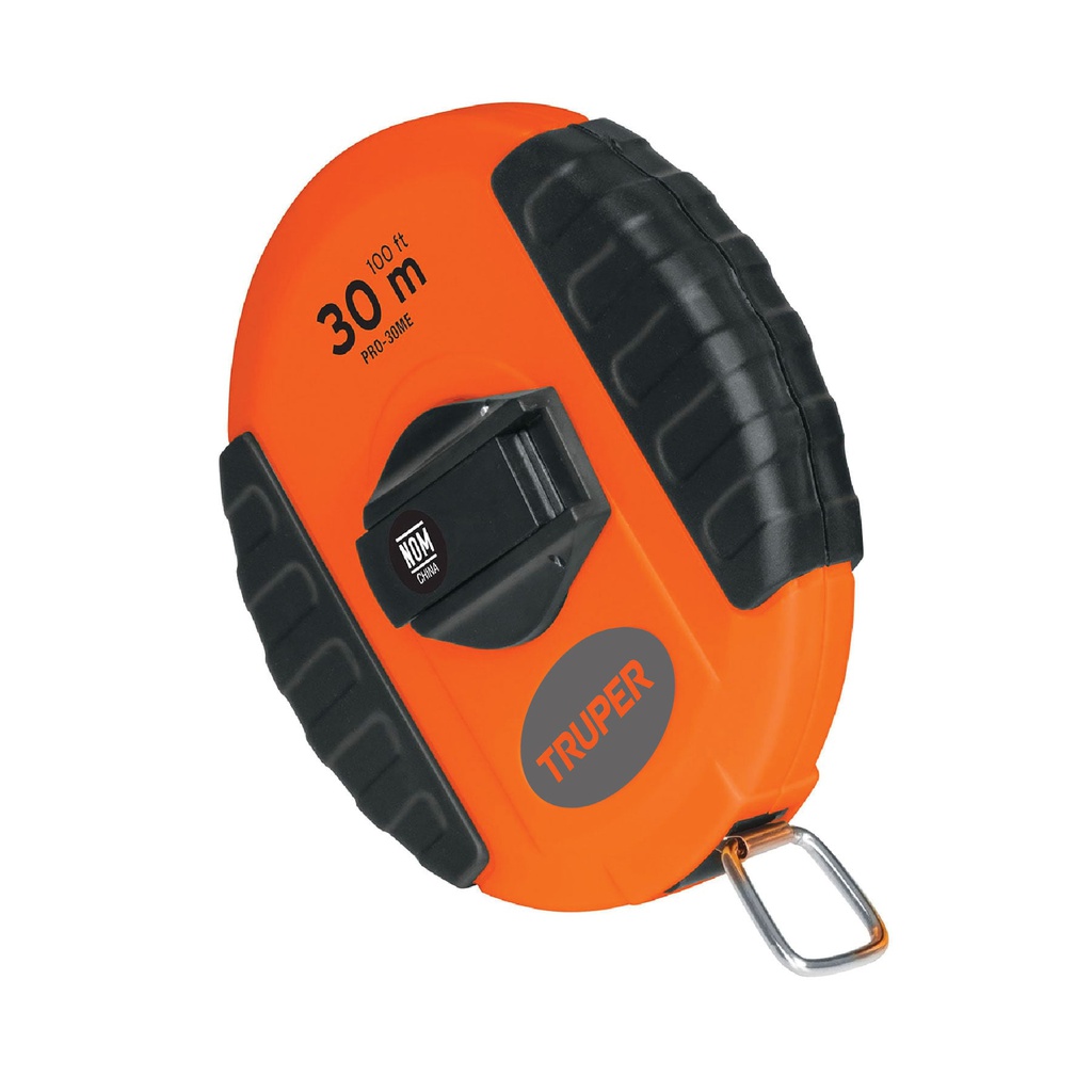 Cinta larga 30 m metalica, carcasa plastica, Truper