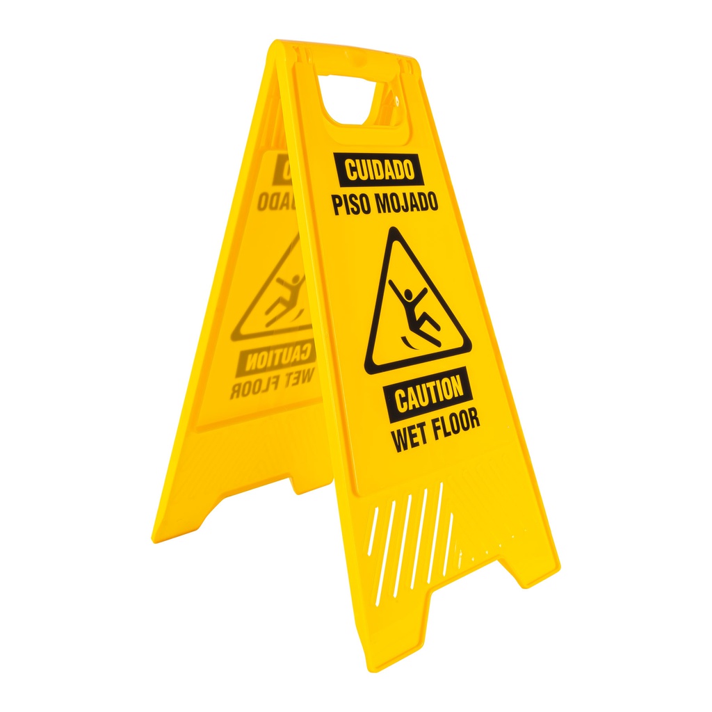 Letrero de piso resbaloso, 62 cm, Klintek