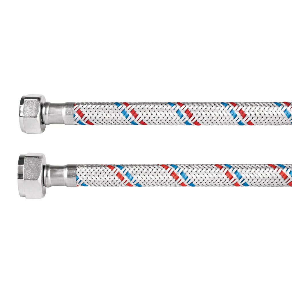 Manguera p/WC, aluminio, 1/2' x 7/8', 35 cm, Foset Basic