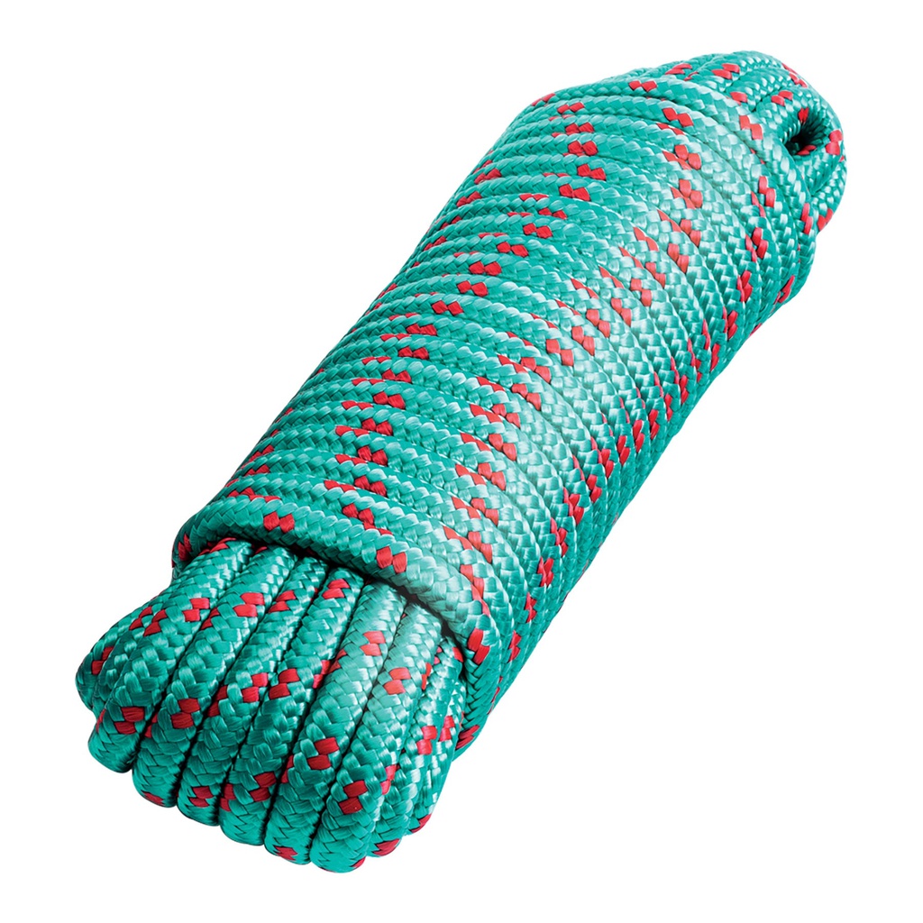 Piola de Polipropileno trenzada, multicolor, 8mm x 30m