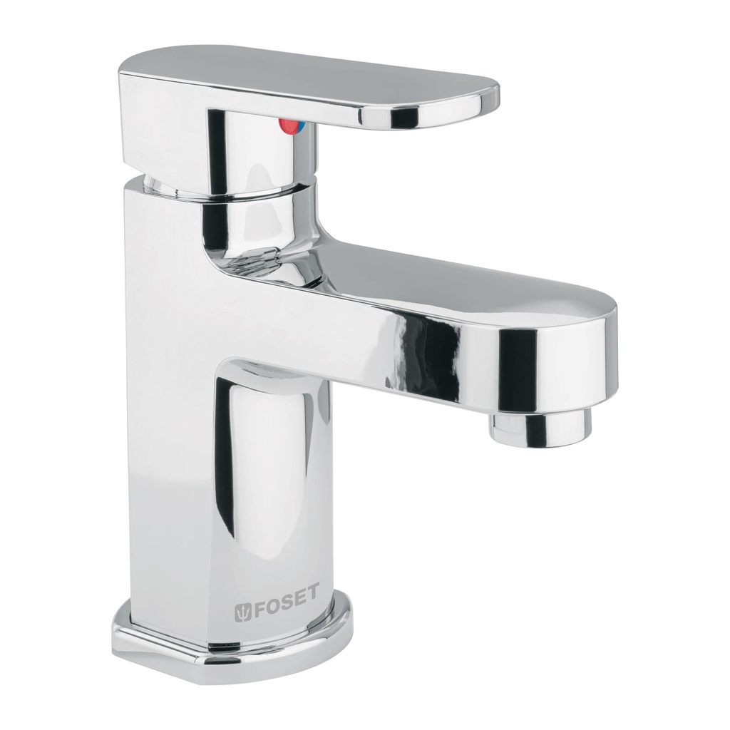 Monomando plastico para lavabo, maneral plano, Foset Basic