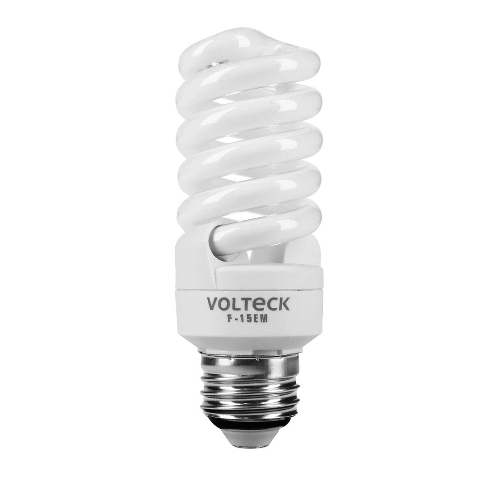Lampara espiral mini T2 15 W luz de dia en blister, Volteck