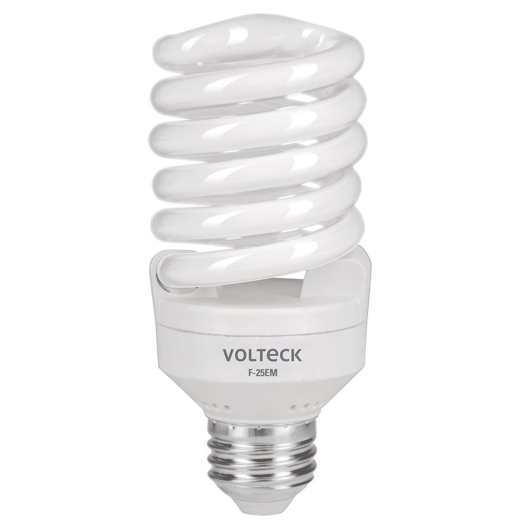 Lampara espiral mini T2 25 W luz de dia en blister, Volteck
